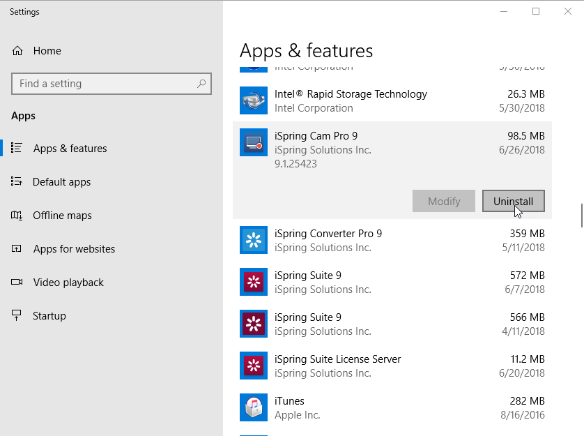 Ispring Licences Deactivating iSpring Cam License