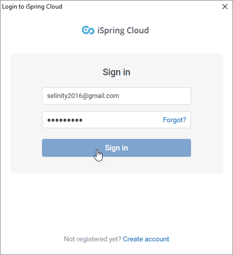 Uploading a Recording to iSpring Cloud
