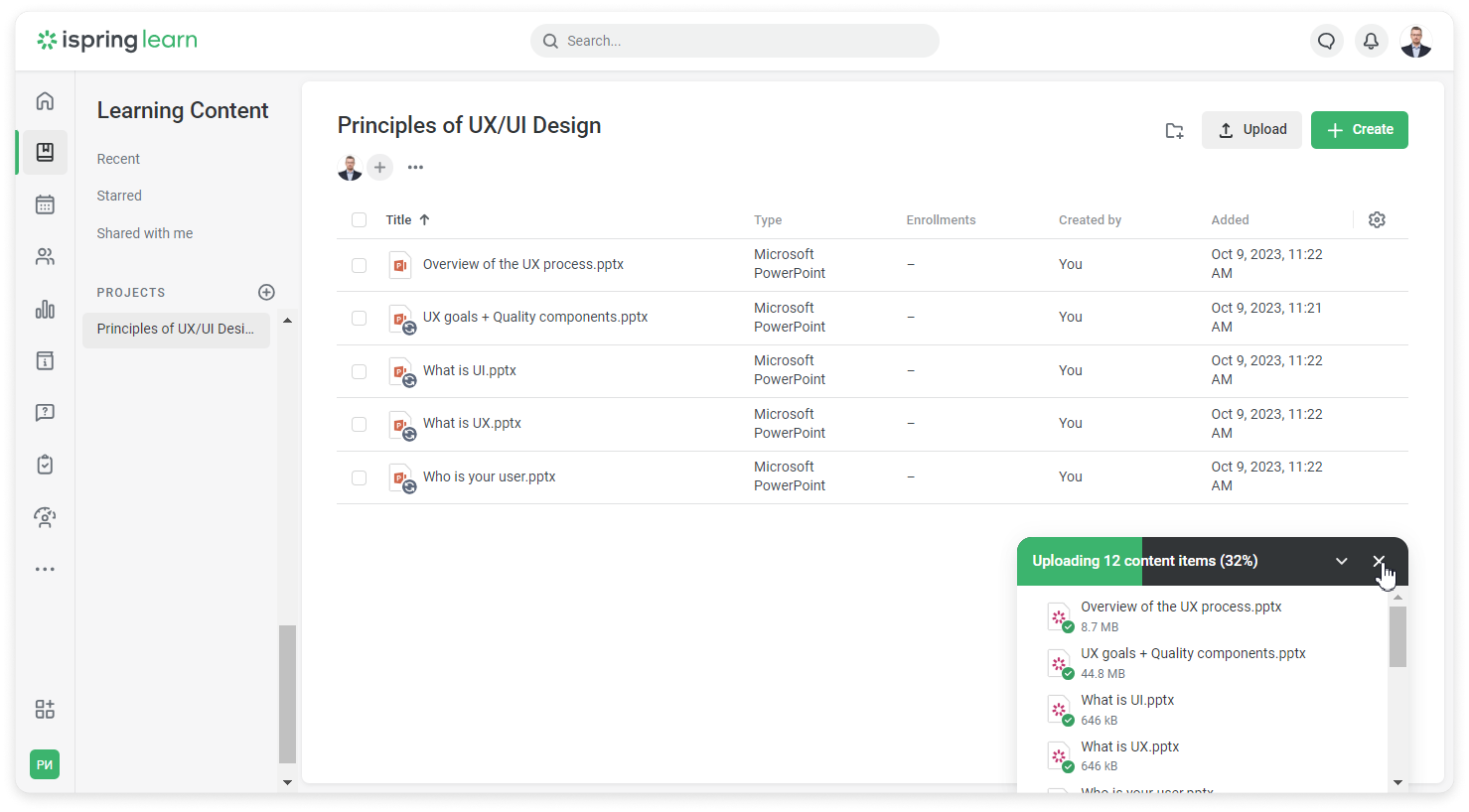 Uploading Standalone Content From Your PC