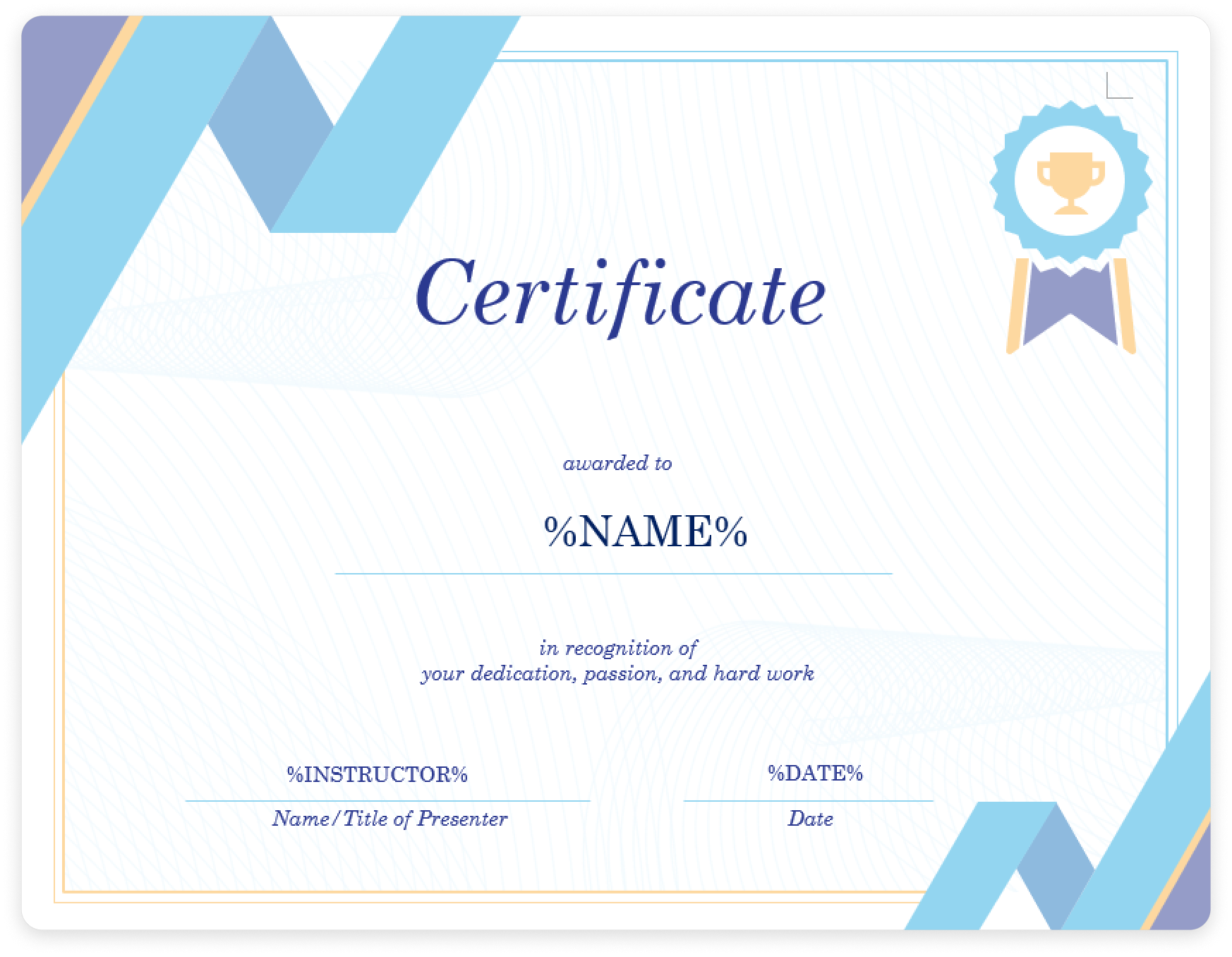 How To Create A Certificate In Word