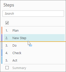 In Step Select Cycled Process