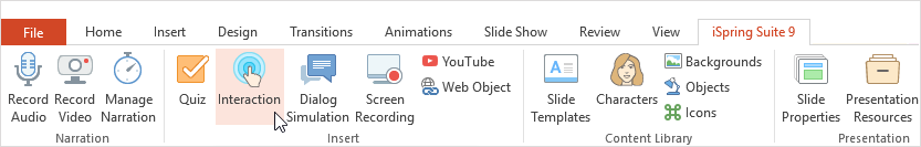 Creating a Course with Interactions