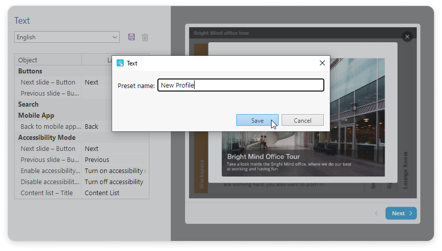 Attach Text Label Text Labels
